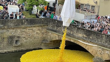 Last April, Luxembourg launched a new edition of the Duck Race, in which 20,000 rubber ducks were released into the river.