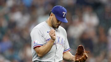 El lanzador sudamericano tuvo que tolerar el cuadrangular 62 de Aaron Judge la noche de este martes en Campo de Globe Life.