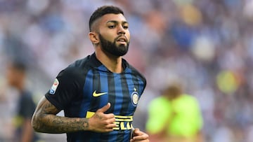 Gabigol, en un partido con el Inter de Mil&aacute;n de la temporada 2016/17.