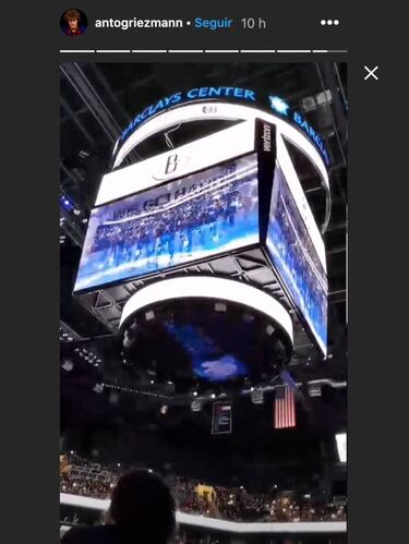 With no 'Clásico', Griezmann pops over to NY for NBA game