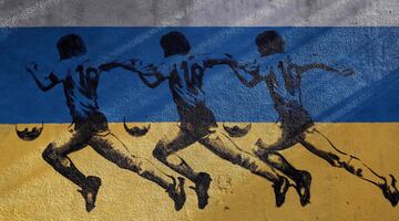 View of murals depicting Argentinian football legend Diego Maradona at La Boca neighborhood, in Buenos Aires