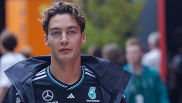 George Russell en el GP de Bélgica.