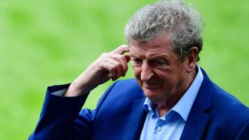 Hodgson, durante el último entrenamiento de Inglaterra.