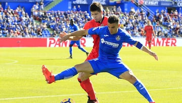 Mauro Arambarri en el choque frente a la Real Sociedad de la temporada pasada.