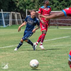 Giordana suma sus primeros minutos con Millonarios en amistoso