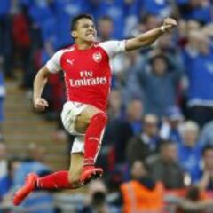 Alexis Sánchez logra su mejor temporada goleadora