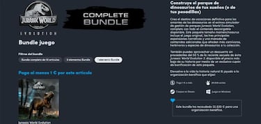 Hazte con Jurassic World Evolution por 1 euro por tiempo limitado: te contamos cómo