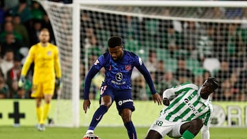 Thomas Lemar, en el partido contra el Betis.