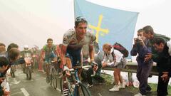 Un ciego de la ONCE descubrió el Angliru