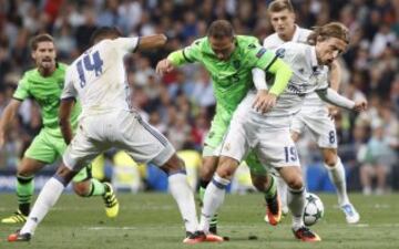 Casemiro, Luka Modric y Bruno César.