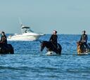 Entrenamiento en el mar antes de la Melbourne Cup