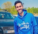 Arbeloa y su coche más curioso: un modelo británico con tres ruedas y carrocería de madera