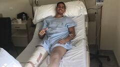 Alex Alegría, operado con éxito de la rodilla derecha