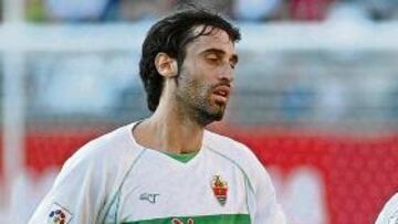 <b>TRANQUILO. </b>Fernando Niño, durante el partido ante el Real Murcia.
