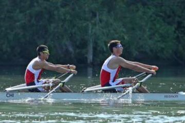 El remo hizo su debut en los Panamericanos, con la participación del Team Chile.