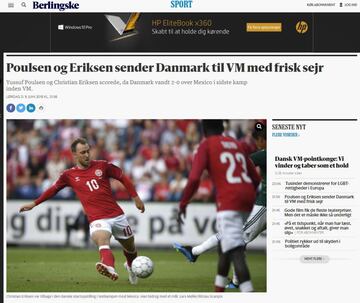 "Poulsen y Eriksen envían a Dinamarca a la Copa del Mundo con una nueva victoria"