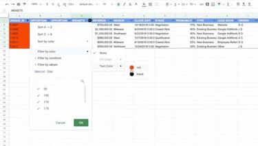 Llegan nuevos filtros a las Hojas de Cálculo de Google