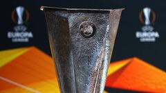 Soccer Football - Europa League - Round of 16 Draw - Nyon, Switzerland - February 22, 2019   General view of the Europa League trophy before the draw   REUTERS/Denis Balibouse