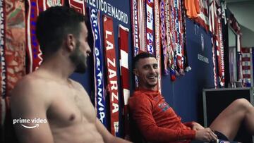 Amazon enseña el "inédito" Atleti: la frase de Koke te la firman los 60.000 del Metropolitano