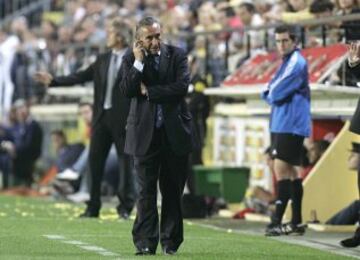 Yosu durante el partido de Primera División entre el Villarreal y el Racing en 2006.
 