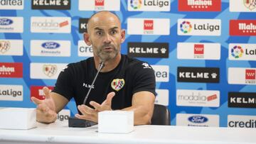 Paco Jémez, en rueda de prensa.