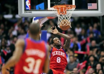 Tony Wroten (Philadelphia 76ers) durante el partido contra Los Angeles Clippers.