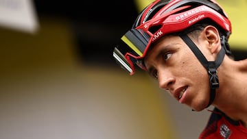 Egan Bernal fue multado tras la tercera etapa del Tour de Francia.