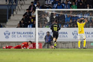 Momento en que Marezzi anota el 0-2.