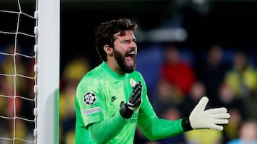 Alisson Becker habla de Luis Díaz tras el partido ante Villarreal de Champions