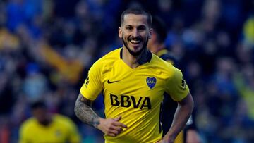 El delantero de Boca Juniors tom&oacute; con humor el cuestionamiento de la prensa en torno a los rumores que lo ponen como jugador del Galaxy de la MLS