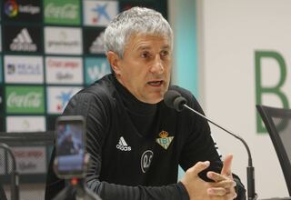 Setién: "Ceballos quiere venir"