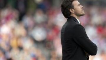 Luis Enrique, en Granada.