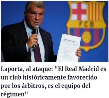 ¡°Laporta: del optimismo por Messi al palo al Real Madrid¡±