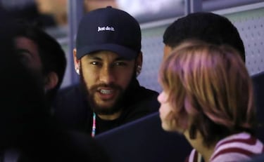 Neymar fue a ver a Nadal en la Caja Mágica cerca de Piqué