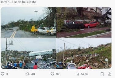 Así han sido los daños en diversas colonias de Acapulco | Fotos