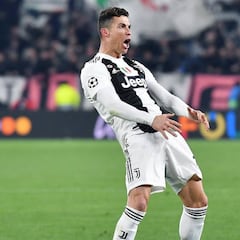 Cristiano imitó el gesto que hizo Simeone en el Metropolitano