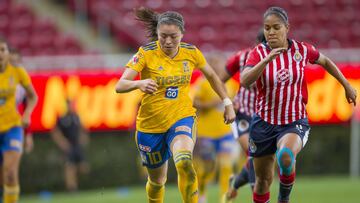 Chivas logró contener a Tigres y sacó el empate, pero las regias no sueltan el primer lugar de la tabla general, las Campeonas son terceras; Cruz Azul volvió a perder.