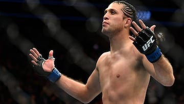 El peleador estadounidense Brian Ortega.