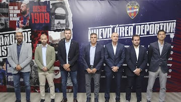 La nueva área deportiva del Levante durante su presentación.