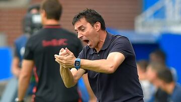 Garitano: "Es raro que no hayan pitado penalti porque es un pisotón claro"