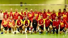 Leyendas del voleibol espa&ntilde;ol.