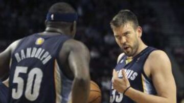  El p&iacute;vot espa&ntilde;ol de los Memphis Grizzlies, Marc Gasol.