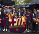 El Barcelona se une a las celebraciones de la Diada