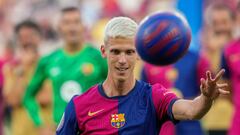 Dani Olmo, gran estrella del Gamper: “He venido aquí a ganar”