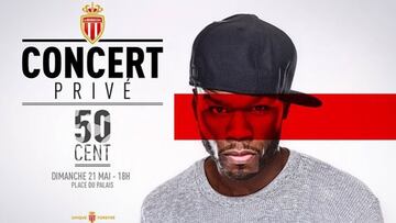 50 Cent actuará para celebrar el título de Ligue 1 del Mónaco.