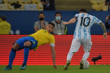 Thiago Silva y Leo Messi.