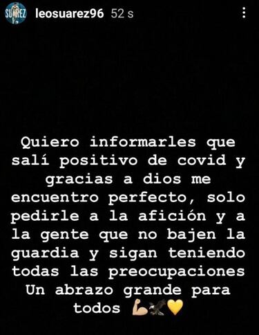 Roger Martínez y Leo Suárez dieron positivo a Covid-19