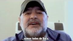 Maradona: "Los argentinos somos todos de Boca, y al que no le guste, que se joda"
