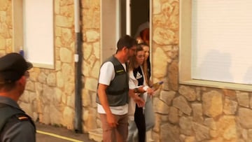 La devastadora imagen de la mujer de Diogo Jota saliendo del tanatorio