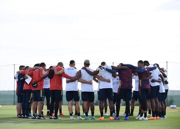 Colombia entrena en campo antes de enfrentar a Arabia Saudita